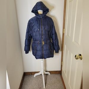 Yoki Women's Puffer Outdoor Faux Fur Jacket - Size (XL) - Excellent Condition